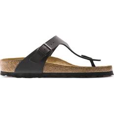 Birkenstock 4 - Læder Sandaler Birkenstock Gizeh Birko-Flor - Black