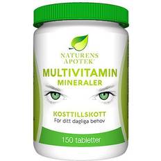 Naturens apotek Vitaminer & Mineraler Naturens apotek Multivitamin Mineraler 150 stk