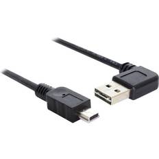 DeLock Left/Right EASY-USB USB A-USB Mini-B 2.0 Angled 0.5m