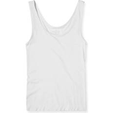 M - Nylon Toppe Boody Tank Top - White