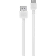 Hvid - USB-kabel Kabler Samsung USB A-USB C 2.0 M-M 1.2m