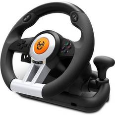 PlayStation 4 Rat & Racercontroller på tilbud Krom NXKROMKWHL USB Steering Wheel - Sort