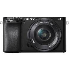 Sony APS-C Systemkameraer uden spejl Sony Alpha 6100 + E PZ 16-50mm F3.5-5.6 OSS