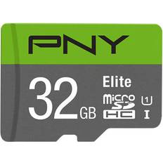 32 GB - USB 3.2 (Gen 2) - USB Type-A Hukommelseskort & USB Stik PNY Elite microSDHC Class 10 UHS-I U1 100MB/s 32GB
