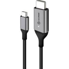 Grå - HDMI-kabler Alogic Ultra USB C-HDMI 1m