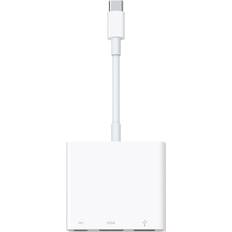 Kabeladaptere - USB C Kabler Apple Lighting-HDMI/USB-C M-F Adapter