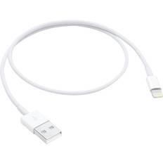 Hvid - USB-kabel Kabler Apple USB A - Lightning 0.5m