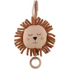 Ferm Living Tåler maskinvask Babyudstyr Ferm Living Lion Dusty Rose Music Mobile