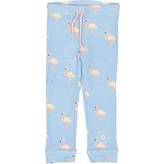 Blå UV-bukser Børnetøj Geggamoja Flamingo UV Pant - Blue (99819115)