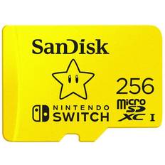 SanDisk 256 GB - microSDXC Hukommelseskort SanDisk Nintendo Switch microSDXC Class 10 UHS-I U3 V30 100/90MB/s 256GB