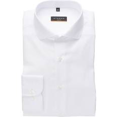 Eterna Herre - L Skjorter Eterna Langærmet Skjorte Slim Fit - White