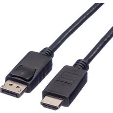 Roline HDMI DisplayPort - HDMI-kabler Roline HDTV HDMI - DisplayPort 2m