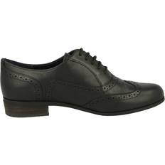 10 - Dame Derby Clarks Hamble Oak - Black Leather