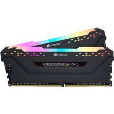 2 - 3600 MHz - 64 GB - Belysning - DDR4 RAM Corsair Vengeance Black RGB LED Pro DDR4 3600MHz 2x32GB (CMW64GX4M2D3600C18)