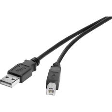 Renkforce USB-kabel Kabler Renkforce USB A-USB B 2.0 0.3m