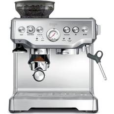 Aftagelig vandbeholder - Integreret kaffekværn - Sølv Kaffemaskiner Sage The Barista Express Silver