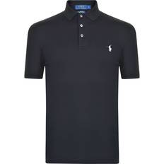 Elastan/Lycra/Spandex - Slim Polotrøjer Polo Ralph Lauren Slim Fit Stretch Mesh Polo Shirt - Polo Black