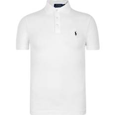 Polo Ralph Lauren Elastan/Lycra/Spandex Overdele Polo Ralph Lauren Slim Fit Stretch Mesh Polo Shirt - White