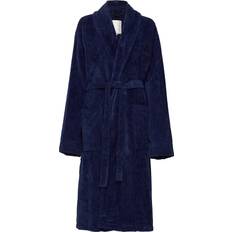 Lexington Nattøj Lexington Hotel Velour Robe - Dress Blue