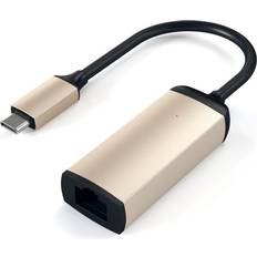 Guld - USB-kabel Kabler Satechi USB C-RJ45 M-F