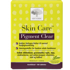C-vitaminer Fedtsyrer New Nordic Skin Care Pigment Clear 180 stk