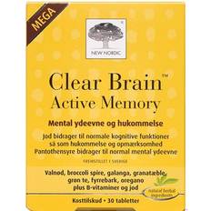 New Nordic Clear Brain Active Memory 30 stk