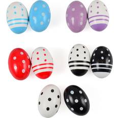 Magni Shaker Eggs with Dots & Stripes