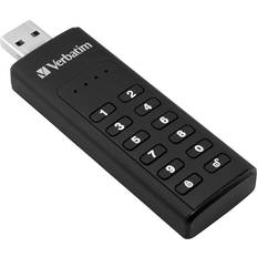 Verbatim 64 GB - USB 3.0/3.1 (Gen 1) - USB Type-A USB Stik Verbatim USB 3.0 Keypad Secure 64GB
