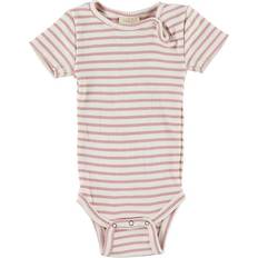 Petit Piao Striped S/S Body - Rose