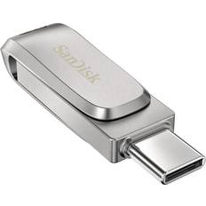 512 GB Hukommelseskort & USB Stik SanDisk USB 3.1 Ultra Dual Drive Luxe Type-C 512GB