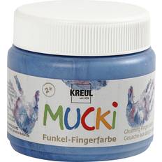 Kreul Mucki Finger Paint Metallic Blue 150ml