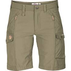 44 - Dame - Polyamid Shorts Fjällräven Nikka Shorts Curved W - Light Olive