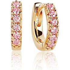 Sif Jakobs Rosa Smykker Sif Jakobs Ellera Piccolo Earrings - Gold/Pink