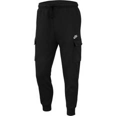Nike Bomuld - Herre Bukser Nike Club Fleece Cargo Pants - Black/White