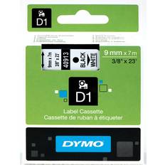 Mærkningsmaskiner & Etiketter Dymo Label Cassette D1 Black on White 0.9cmx7m