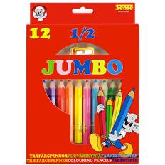 Sense Kridt Sense Crayons 1/2 Jumbo 12-pack