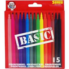 Sense Marker penne Sense Fiber Pens Basic 15-pack