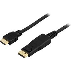 Deltaco HDMI - DisplayPort 3m