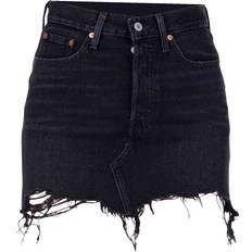 Levi's Nederdel Deconstructed Mini - Ill Fated Black