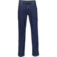 14 - 32 - Blå - Elastan/Lycra/Spandex Tøj Wrangler Texas Stretch Jeans - Darkstone