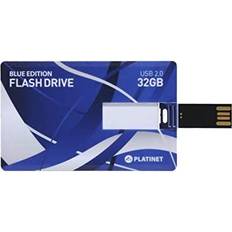 Platinum 32 GB Hukommelseskort & USB Stik Platinum USB Name Card 32GB