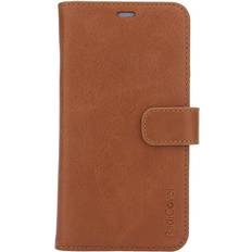 RadiCover Brun Covers med kortholder RadiCover Exclusive 2-in-1 Wallet Cover for iPhone XR