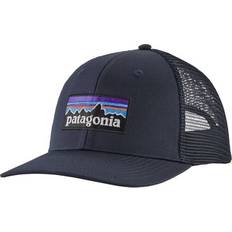 36 - Blå - Lærred Tøj Patagonia P-6 Logo Trucker Hat - Navy Blue
