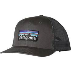 Patagonia Dame Tøj Patagonia P-6 Logo Trucker Hat - Forge Grey