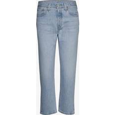 Levi's 10 - Dame Jeans Levi's 501 Crop Jeans - Light Indigo/Worn in