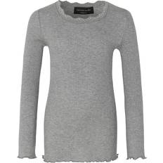 152 - Lange ærmer Bluser & Tunikaer Rosemunde Girl's Long Sleeved Blouse - Light Grey Melange (59160-008)