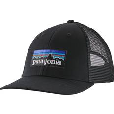 Patagonia Dame Tilbehør Patagonia P-6 Logo LoPro Trucker Hat - Black