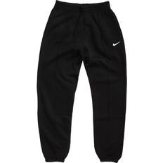 Nike Dame Bukser Nike Essential Fleece Pants Women - Black/White