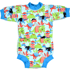 S UV-dragter Børnetøj Splash About Happy Nappy Wetsuit - Dino Pirates