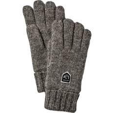 Grå - Uld Handsker Hestra Basic Wool Gloves - Charocoal